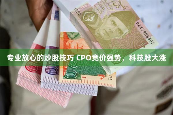 专业放心的炒股技巧 CPO竞价强势，科技股大涨