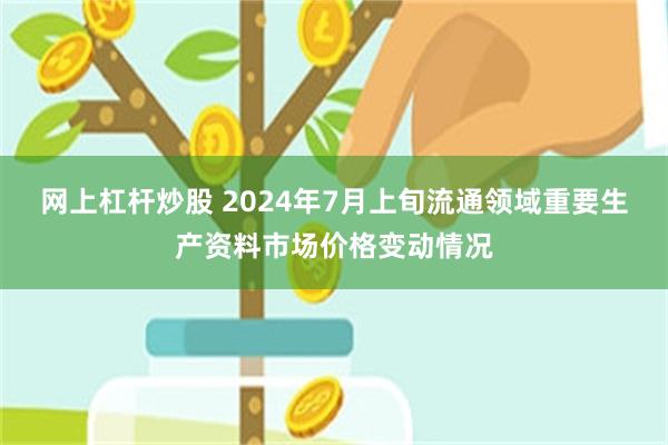 网上杠杆炒股 2024年7月上旬流通领域重要生产资料市场价格变动情况