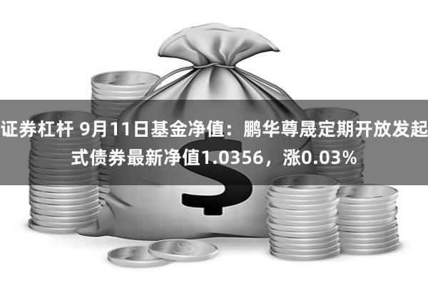 证券杠杆 9月11日基金净值：鹏华尊晟定期开放发起式债券最新净值1.0356，涨0.03%