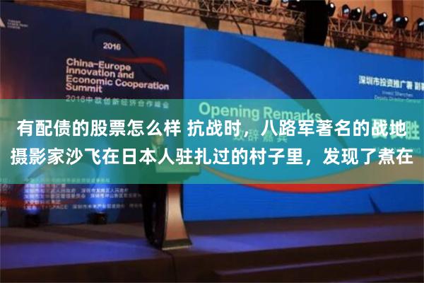 有配债的股票怎么样 抗战时，八路军著名的战地摄影家沙飞在日本人驻扎过的村子里，发现了煮在