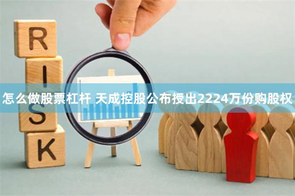 怎么做股票杠杆 天成控股公布授出2224万份购股权