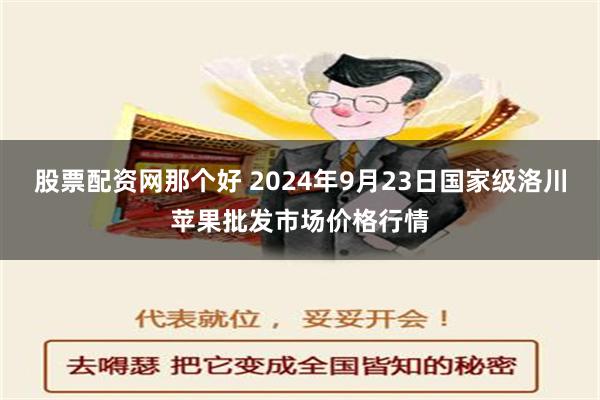 股票配资网那个好 2024年9月23日国家级洛川苹果批发市场价格行情