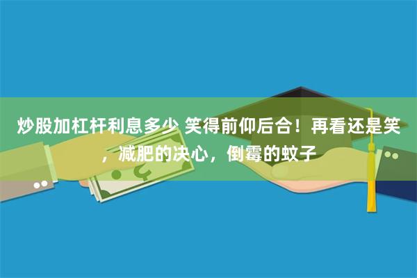 炒股加杠杆利息多少 笑得前仰后合！再看还是笑，减肥的决心，倒霉的蚊子