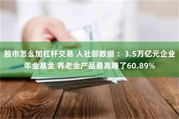 股市怎么加杠杆交易 人社部数据 ：3.5万亿元企业年金基金 养老金产品最高赚了60.89%