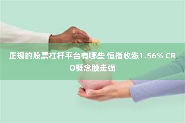 正规的股票杠杆平台有哪些 恒指收涨1.56% CRO概念股走强