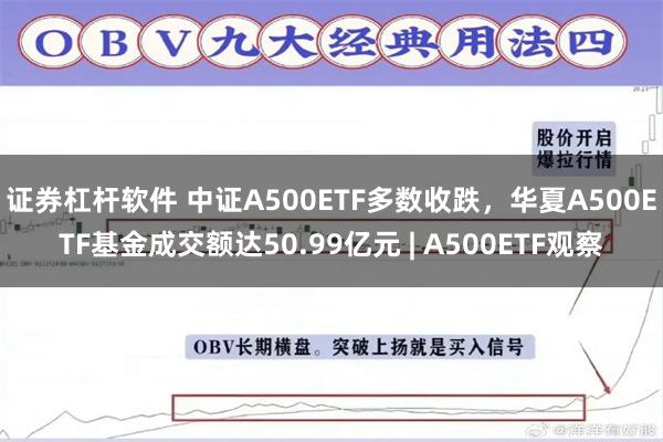 证券杠杆软件 中证A500ETF多数收跌，华夏A500ETF基金成交额达50.99亿元 | A500ETF观察